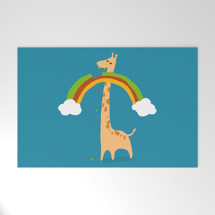 Taste of Happiness Rainbow Welcome Mat Gallery Image 1