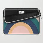Triple Rainbow in Green Laptop Sleeve Gallery Image 2