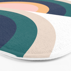 Triple Rainbow in Green Bath Mat Gallery Image 3