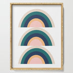 Triple Rainbow in Green Serving Tray Gallery Image 1