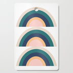 Triple Rainbow in Green Cutting Board Gallery Image 1