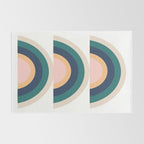 Triple Rainbow in Green Rug Gallery Image 2