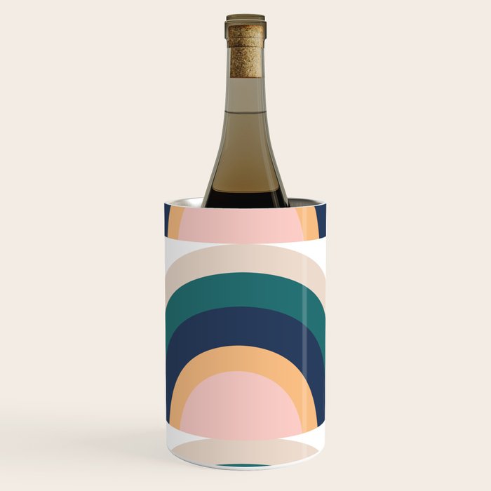 Triple Rainbow in Green Wine Chiller Gallery Image 1