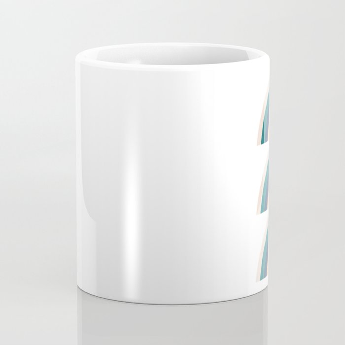 Triple Rainbow in Green Coffee Mug Gallery Image 4