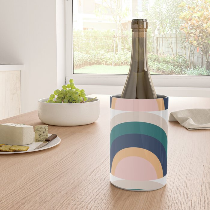 Triple Rainbow in Green Wine Chiller Gallery Image 4