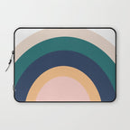Triple Rainbow in Green Laptop Sleeve Gallery Image 1