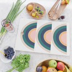 Triple Rainbow in Green Cutting Board Gallery Image 2
