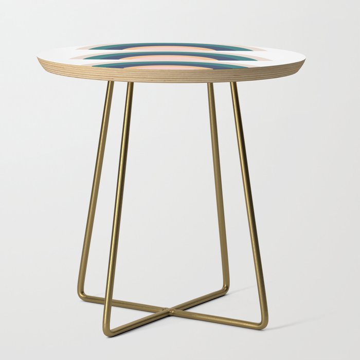 Triple Rainbow in Green Side Table Gallery Image 1