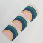 Triple Rainbow in Green Yoga Mat Gallery Image 1