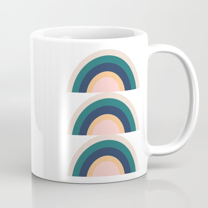 Triple Rainbow in Green Coffee Mug Gallery Image 1