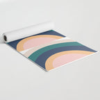 Triple Rainbow in Green Yoga Mat Gallery Image 2