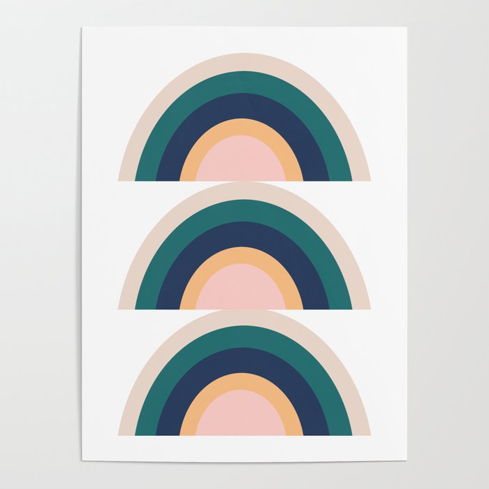 Triple Rainbow in Green Poster Gallery Image 1