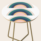 Triple Rainbow in Green Side Table Gallery Image 2