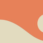 Nami Minimalist Wave Abstract in Pumpkin Orange and Warm Beige Coffee Mug Gallery Image 2