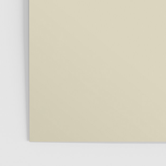 Nami Minimalist Wave Abstract in Pumpkin Orange and Warm Beige Poster Gallery Image 3