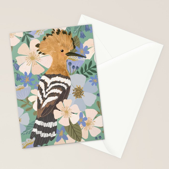 Bird illustration Stationery Card Gallery Image 2