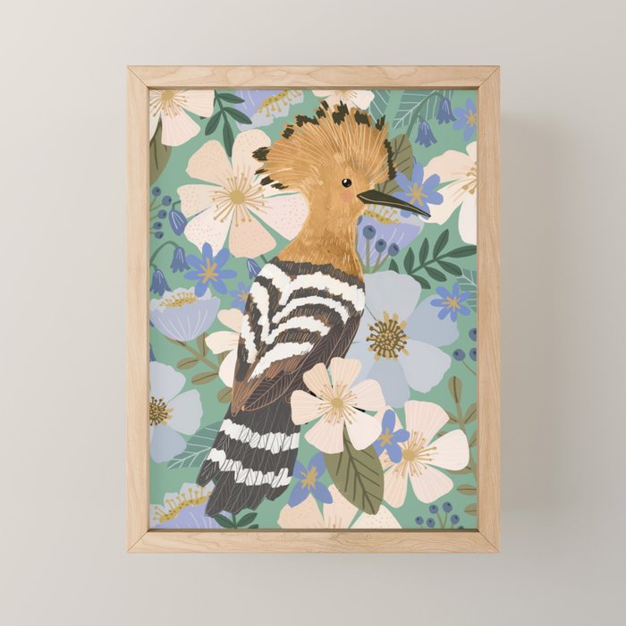Bird illustration Mini Art Print Gallery Image 1