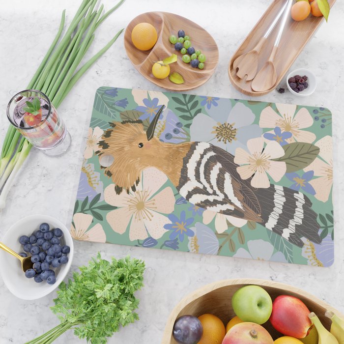 Bird illustration Cutting Board Gallery Image 2