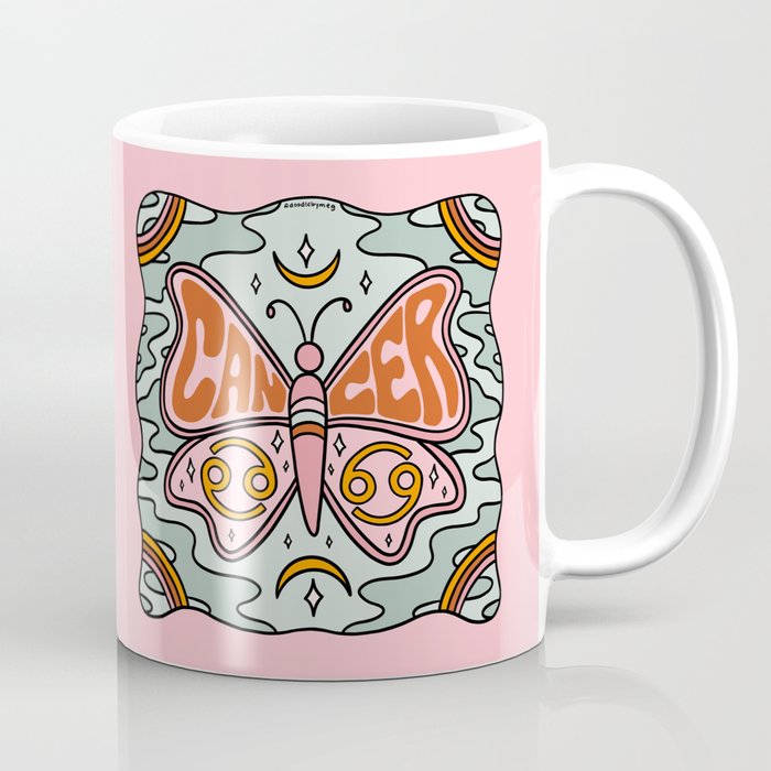 Cancer Butterfly Coffee Mug Gallery Image 1