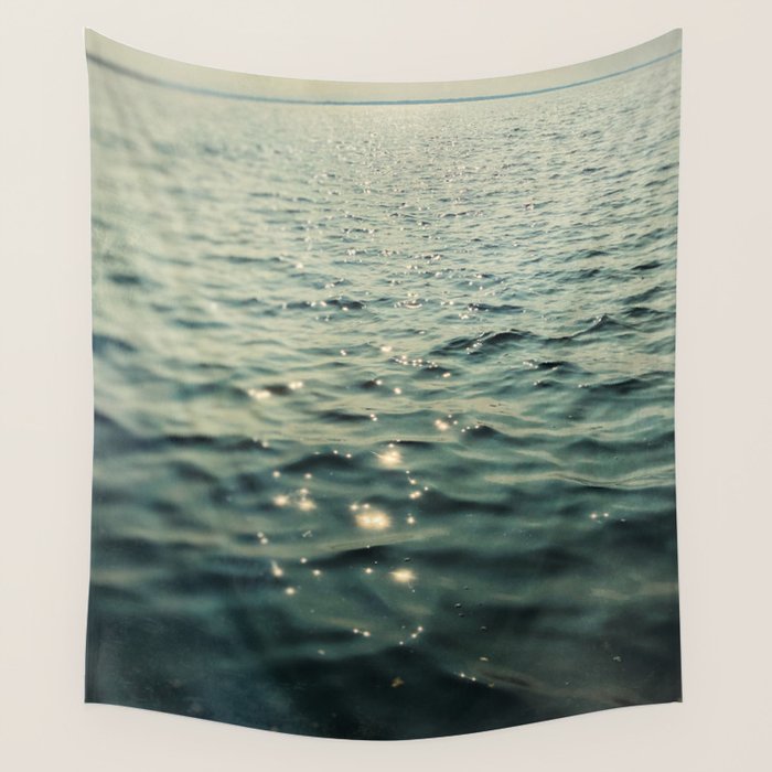 Stars on the Sea Wall Tapestry Gallery Image 1