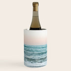 Sunset by the sea - Blue ocean, pink sky Wine Chiller Gallery Image 2