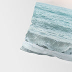 Sunset by the sea - Blue ocean, pink sky Pillow Sham Gallery Image 4