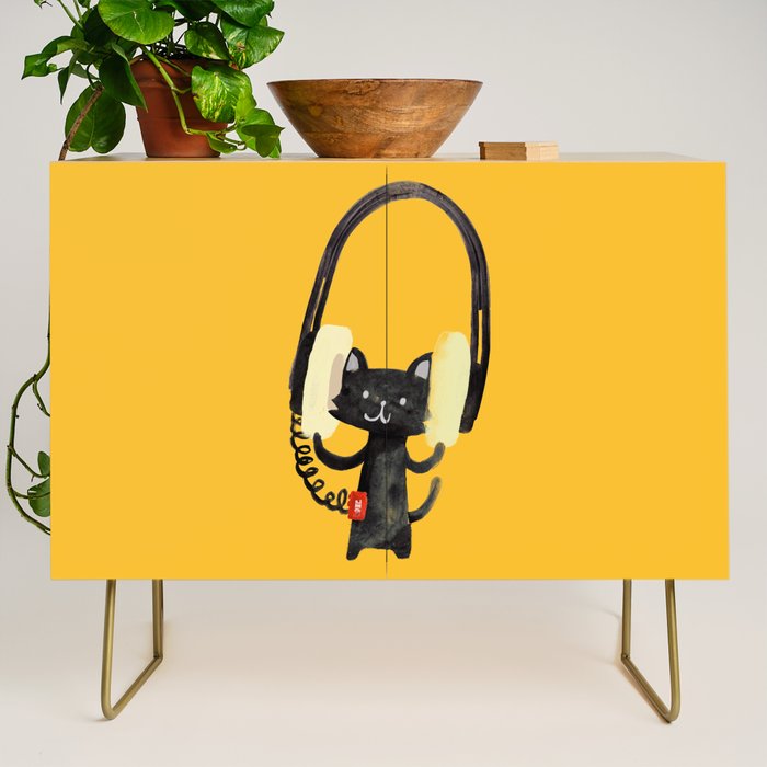 I Love Huge Headphone Credenza Gallery Image 1
