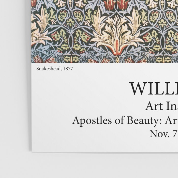 Snakeshead by William Morris Poster Gallery Image 3