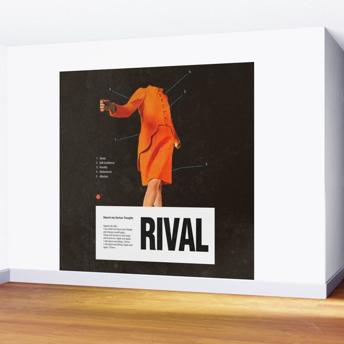 Self Rival Wall Mural Gallery Image 2