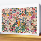 Floral and Pin-Up Girls V - II Wall Mural Gallery Image 2