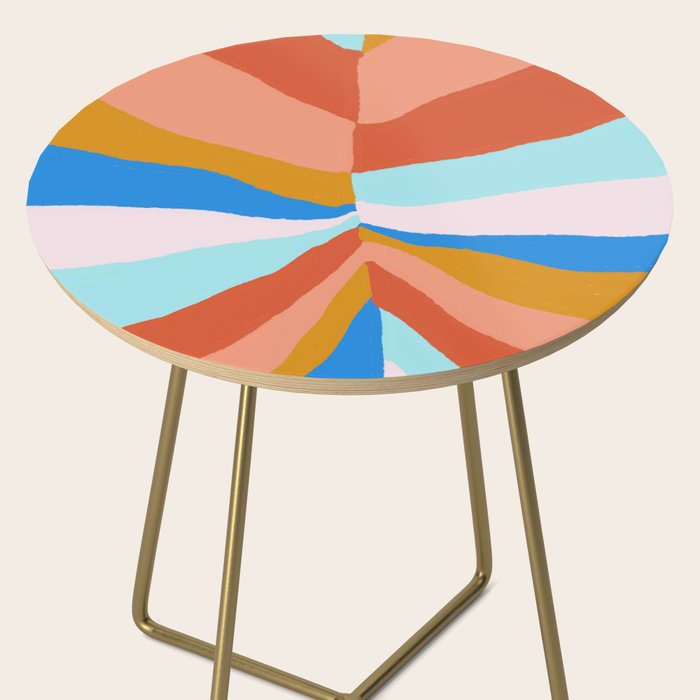 Camryn, rainbow leaf Side Table Gallery Image 2