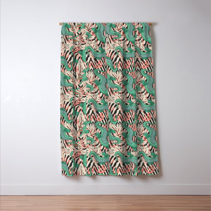 BAZAAR MAXIMA GATOR Window Curtain Gallery Image 3