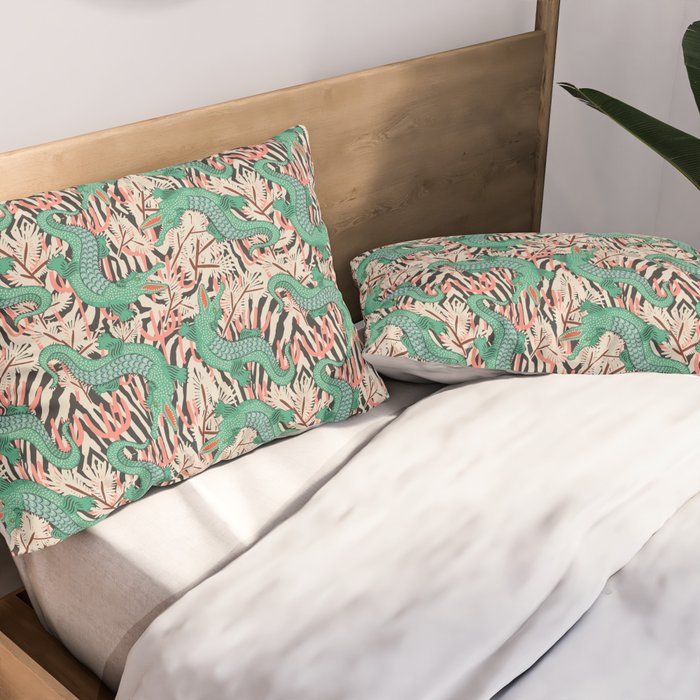 BAZAAR MAXIMA GATOR Pillow Sham Gallery Image 2