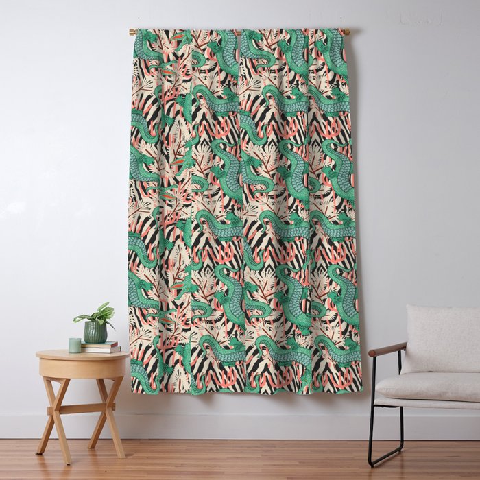 BAZAAR MAXIMA GATOR Window Curtain Gallery Image 5