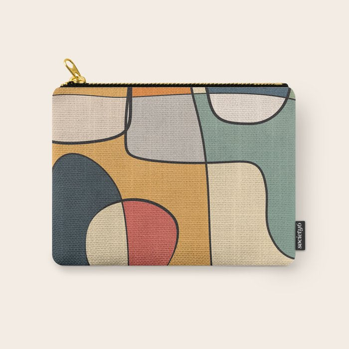 Abstract Line Art 07 Carry All Pouch Gallery Image 1
