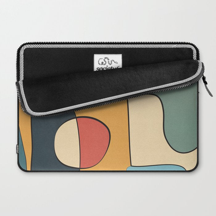 Abstract Line Art 07 Laptop Sleeve Gallery Image 2