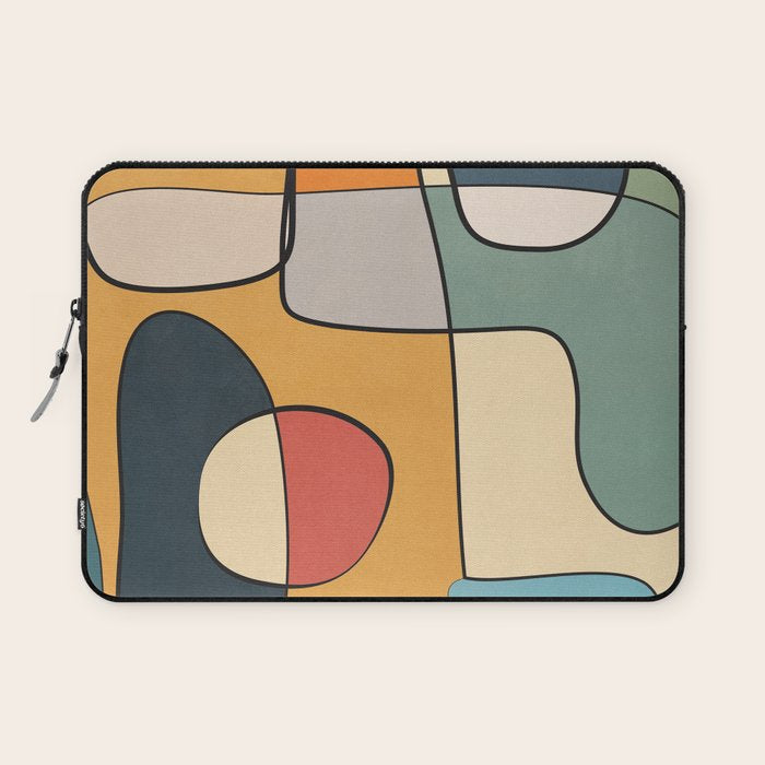 Abstract Line Art 07 Laptop Sleeve Gallery Image 1