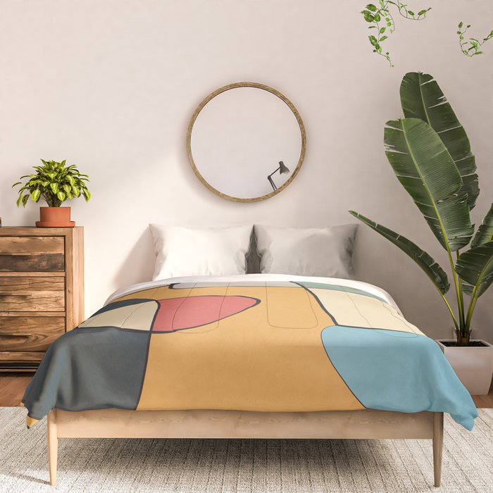 Abstract Line Art 07 Comforter Gallery Image 3