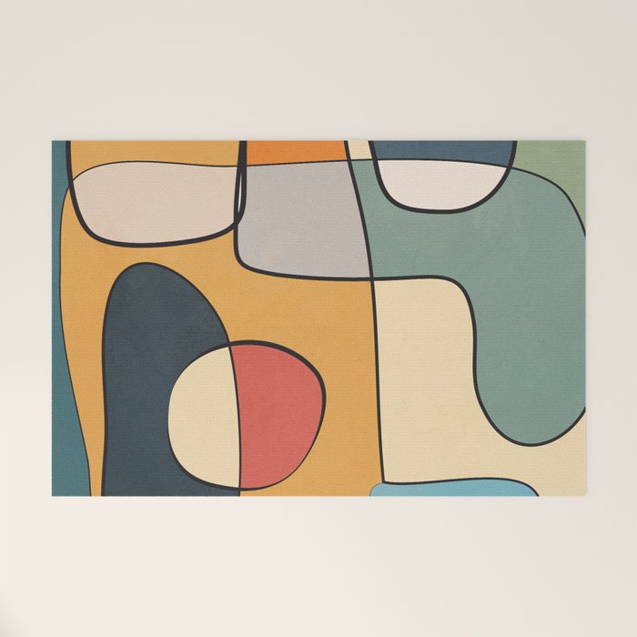 Abstract Line Art 07 Welcome Mat Gallery Image 1