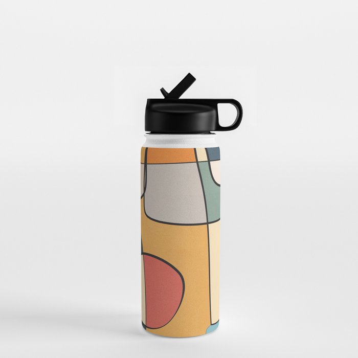 Abstract Line Art 07 Water Bottle Gallery Image 1