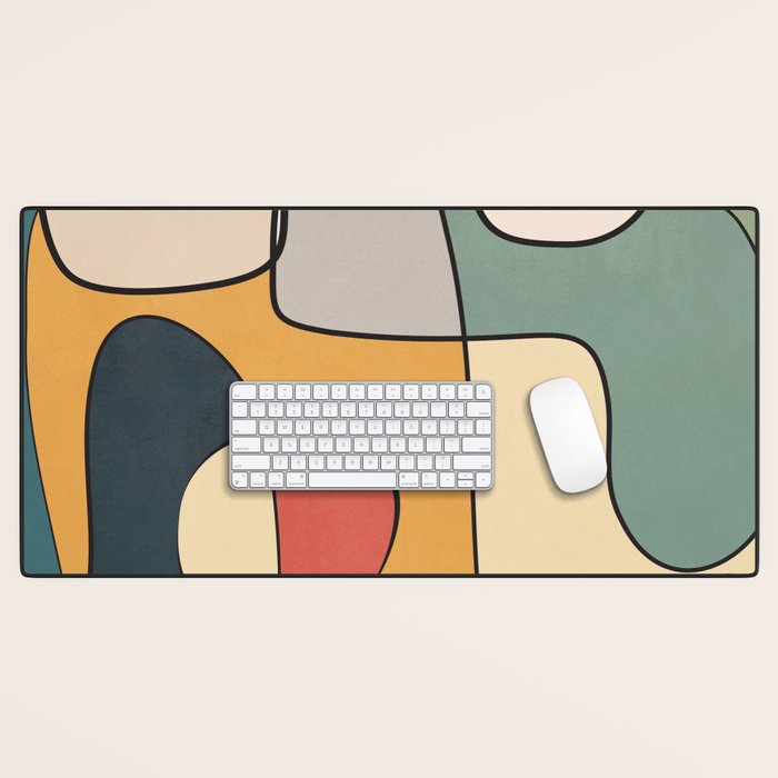 Abstract Line Art 07 Desk Mat Gallery Image 1