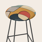 Abstract Line Art 07 Stool Gallery Image 2
