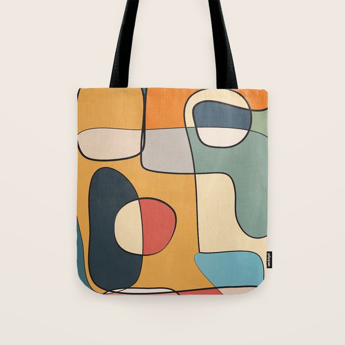 Abstract Line Art 07 Tote Bag Gallery Image 1