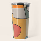 Abstract Line Art 07 Travel Mug Gallery Image 1