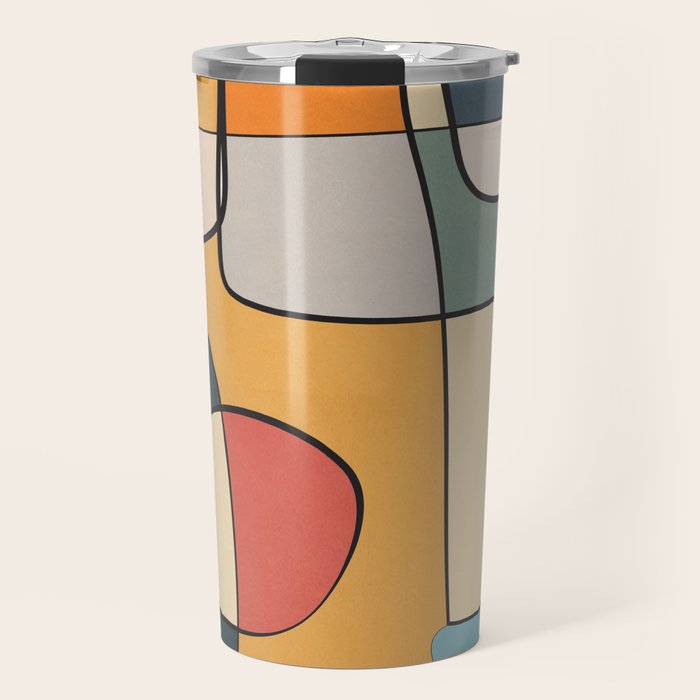 Abstract Line Art 07 Travel Mug Gallery Image 1