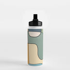 Abstract Line Art 07 Water Bottle Gallery Image 2