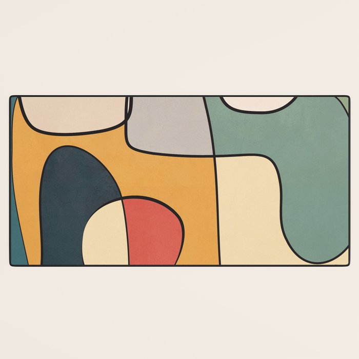 Abstract Line Art 07 Desk Mat Gallery Image 3