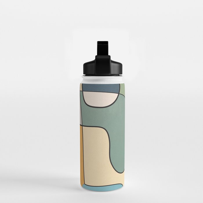 Abstract Line Art 07 Water Bottle Gallery Image 2