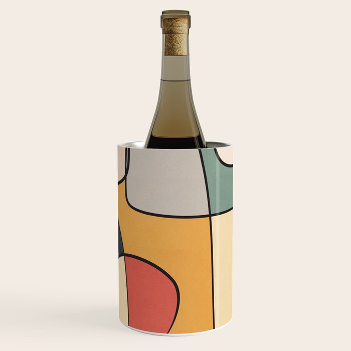 Abstract Line Art 07 Wine Chiller Gallery Image 1