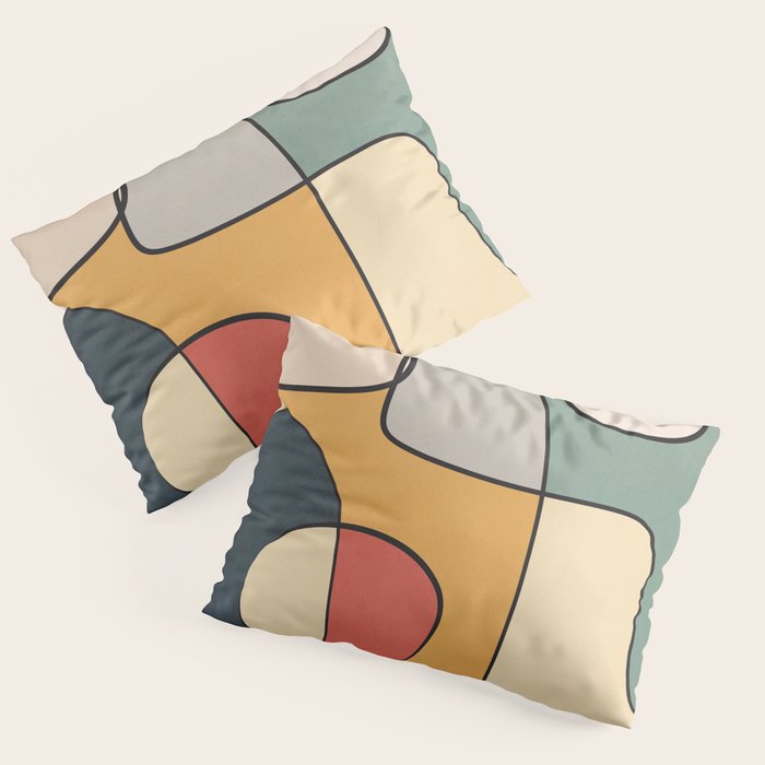 Abstract Line Art 07 Pillow Sham Gallery Image 1